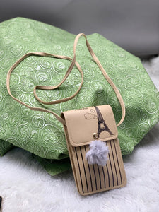Eiffel Tower Print Mobile Sling Bag for Women | Casual & Ethnic Wear Online