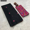 Buy Pure Linen Cotton Saree with Ikkat Print for Women | Chic Daily Wear Ethnic Wear Online