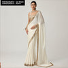 Pure Satin Silk Saree for Women | Elegant Mirror Work & Embroidery