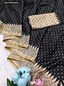 Buy Pure Tussar Multi-thread Embroidered Saree for Women Online | Ethnic Wear