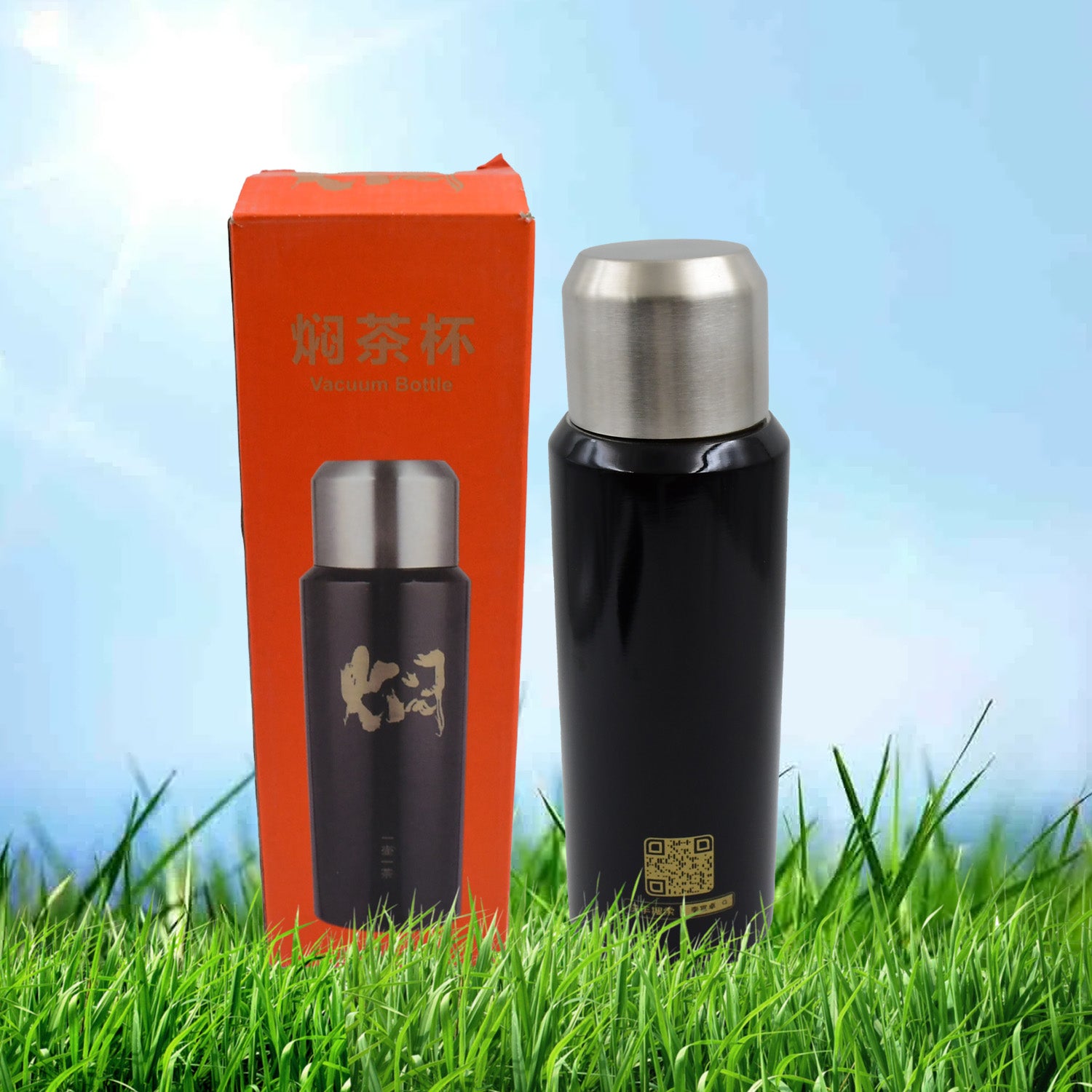 Double Walled Insulated Hot And Cold Water Tea Coffee Thermal Bottles (600 Ml)