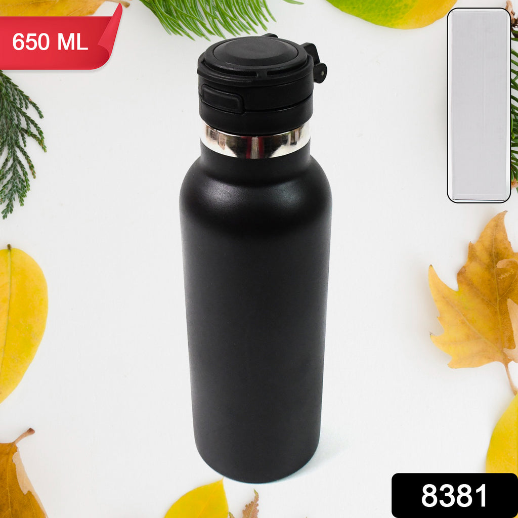 Kids' 650ml blue insulated stainless steel water bottle