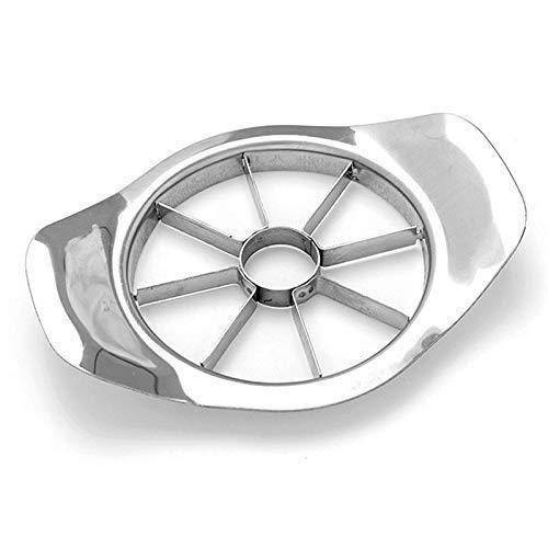 Stainless steel apple cutterslicer with 8 blades and handle