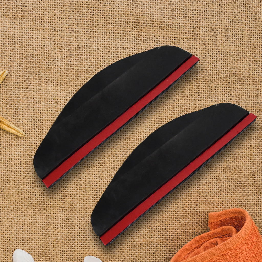 Close-up of flexible smoke black PVC material bending easily