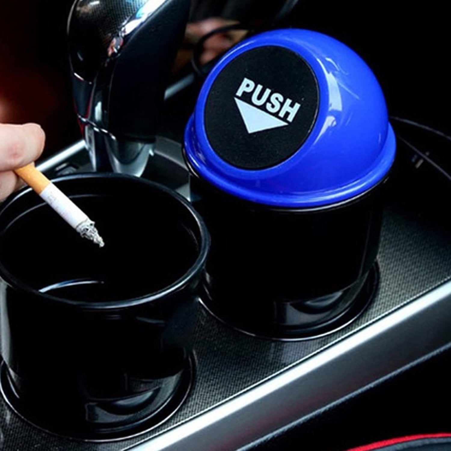 1738 Mini Car Trash Bin Can Holder Dustbin - TREND BUY