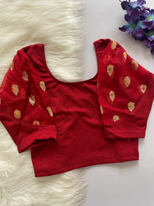 Readymade Organza Sleeve Blouse for Women | Party Wear
