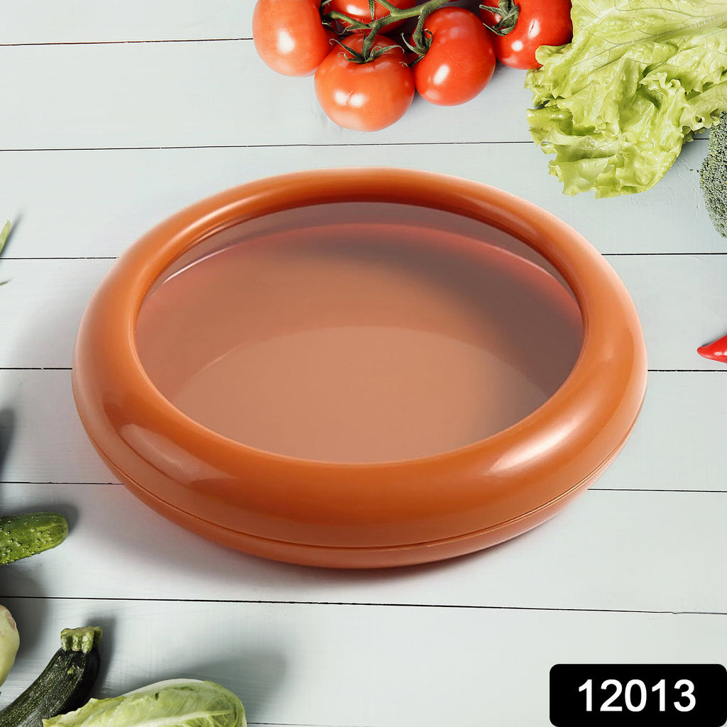 Premium vegetable & fruit saver keeper container with fresh produce inside.