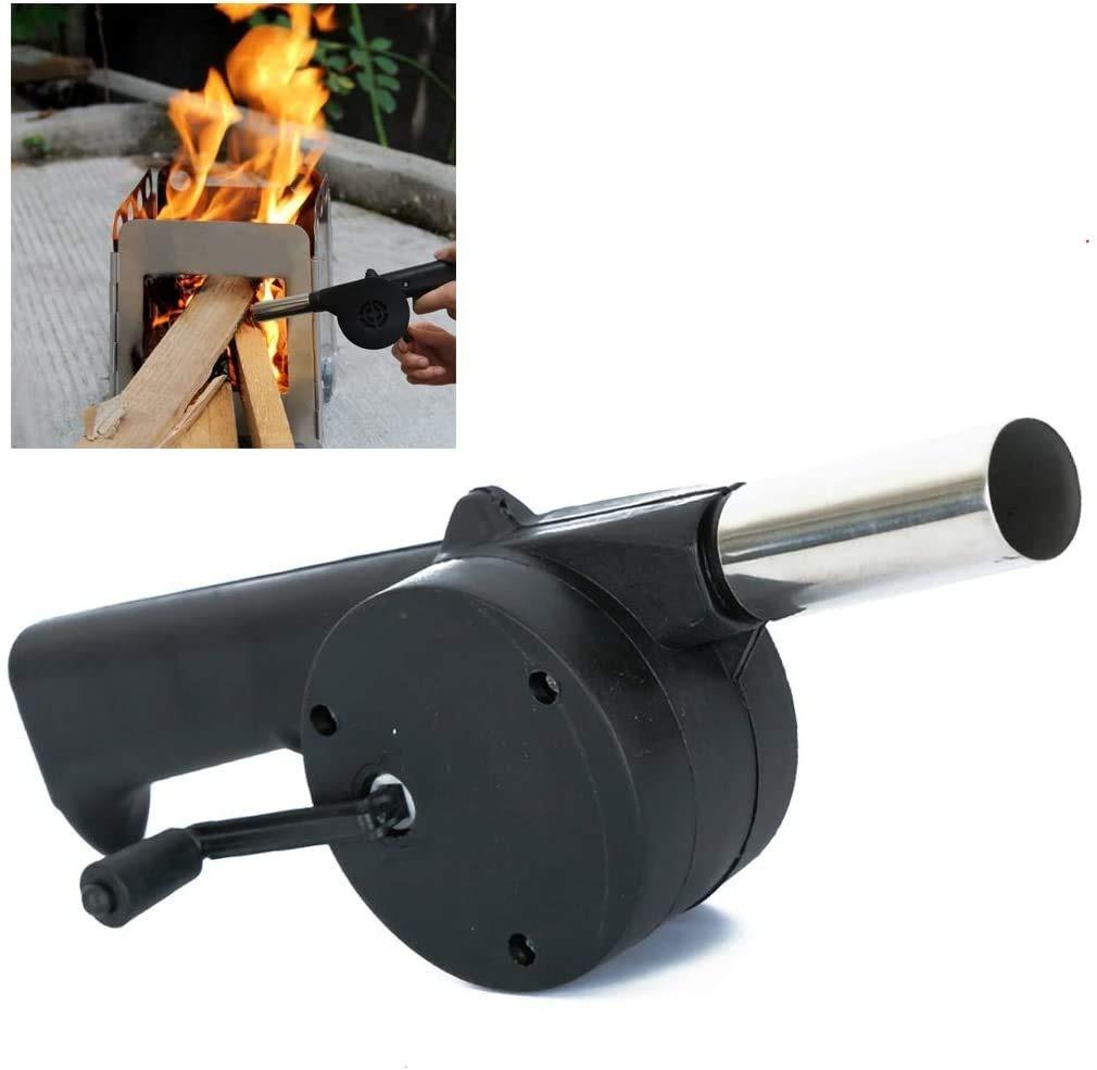 2282 Portable Hand Crank Air Blower Fan For Charcoal Grill Bbq - TREND BUY
