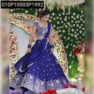Sequence Embroidered Chinnon Lehenga for Women | Festive & Wedding Ready