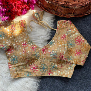 Sequence Work Fox Georgette Blouse for Women | Party & Festive Wear