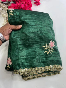Buy Sequined Embroidered Designer Saree for Women | Festive & Ethnic Wear Online