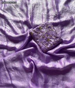 Buy Shimmer Satin Blend Saree for Women with Handwork Blouse | Online Ethnic Wear