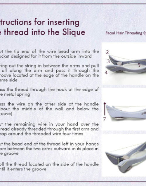 Slique Hair Threading Machine – Facial Hair Removal Tool – TREND BUY