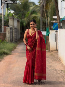 Soft Lilan Slab Saree for Women | Traditional Festive Wear