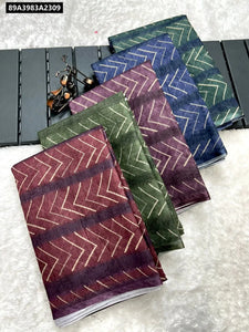 Soft Linen Digital Print Saree for Women | Everyday Elegance & Ethnic Wear Online
