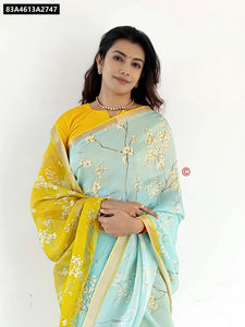 Soft Linen Digital Print Saree for Women | Modern Casual & Ethnic Wear Online