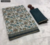 Buy Soft Spun Cotton Slub Saree for Women Online | Ikkat Style Prints Ethnic Wear