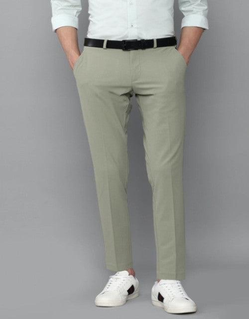 Solid Slim Fit Trousers - TREND BUY