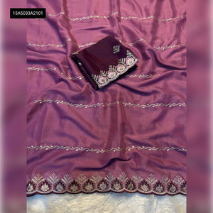 Star Georgette Embroidered Saree for Women | Festive & Occasional Wear