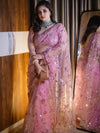 Stunning Butterfly Net Saree - Heavy Sequence Work for Party Wear Women