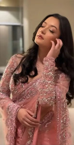 Stunning Butterfly Net Saree - Sequin & Jari Work for Festive Parties