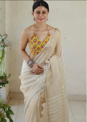 Stunning Chanderi Cotton Saree - Festive Wear for Women