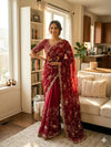 Stunning Chiffon Sequins Embroidery Saree - Exclusive Festive Wear Collection for Women