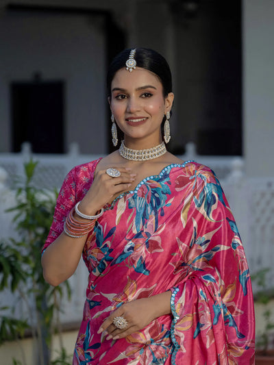 Stunning Chinnon Saree - Ready to Wear Designer Ethnic Wear for Women