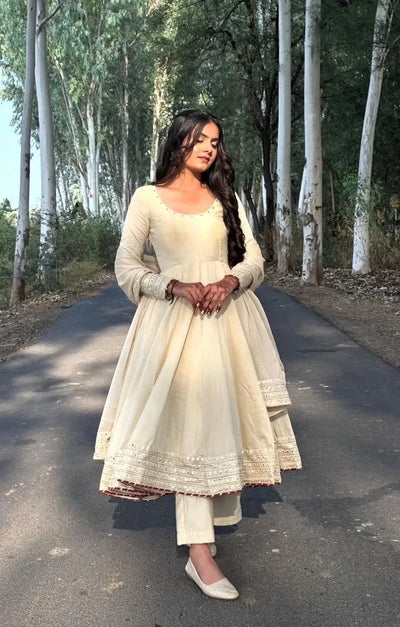 Stunning Chinon Embroidery Kurti Set - Premium Festive Wear for Women | Sizes M-XXL