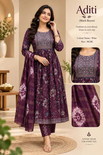 Stunning Cotton Ikkat Print Co-ord Set - Traditional Festive Wear for Women