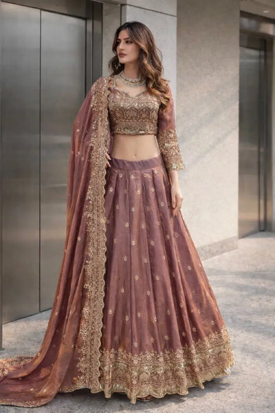 Stunning Designer Lehenga Choli - Heavy Embroidery Party Wear