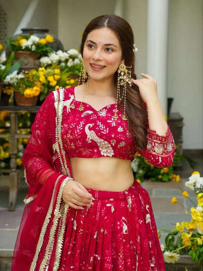 Stunning Designer Lehenga - Heavy Embroidery for Festive Wear