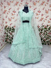 Premium Butterfly Net Designer Lehenga Choli with Heavy Sequin and Dori Embroidery