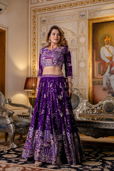 Stunning Designer Lehenga - Heavy Sequins Embroidery Festive Wear for Women
