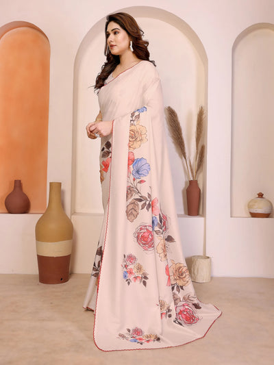 Stunning Designer Manipuri Saree - Elegant Digital Print for Festive Wear