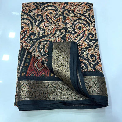 Stunning Dola Silk Saree - Lehariya Prints for Festive & Party Wear