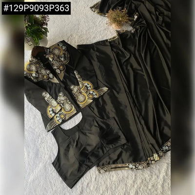 Stunning Embroidered Koti Lehenga Saree - Festive & Bridal Wear for Women