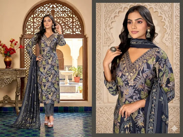Stunning Embroidered Kurti Set - Fully Stitched for Women