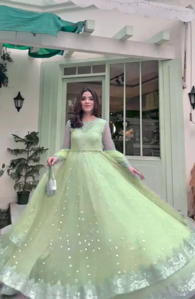 Stunning Faux Georgette Lehenga Set - Thread & Sequin Work for Festive & Party Wear