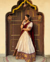 Stunning Festive Lehenga Choli - Zari Weaving for Holi Festival Wear