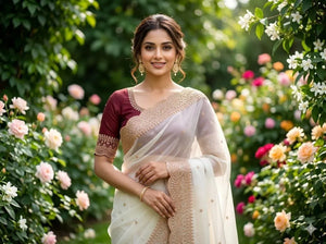 Stunning Georgette Saree - Elegant Festive Wear for Women