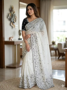 Stunning Georgette Saree - Elegant Festive Wear for Women