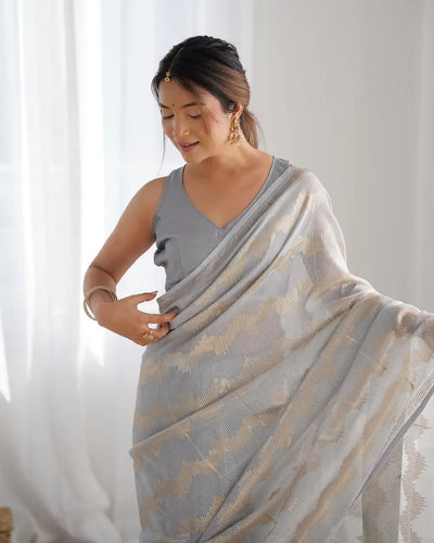 Stunning Georgette Sequence Saree with Shimmering Diamond Work for Women