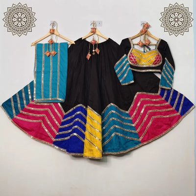 Stunning Jam Cotton Lehenga Choli Set - Heavy Zig Zag Work & 8 Mtr Flare for Women