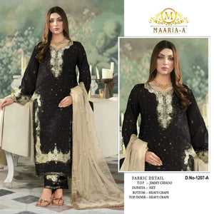 Stunning Jimmy Cho Palazzo Suit - Heavy Embroidery & Sequence Work for Festive & Party Wear