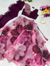 Stunning Jimmy Organza Lehenga Set - Digital Print Festive Wear