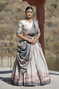 Stunning Kalamkari Lehenga Set - Fully Stitched Festive Wear