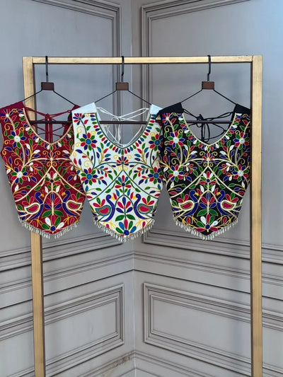 Stunning Kutchi Work Blouse - Stitched Navratri Festive Wear