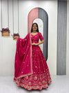 Stunning Magenta Lehenga - Heavy Designer Embroidery for Weddings