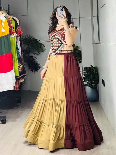 Stunning Mirror Work Lehenga Choli - Festive Wear for Women